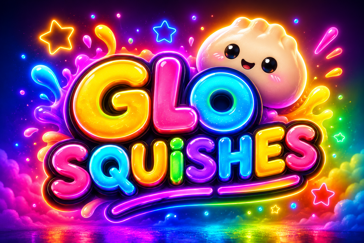 Glo squishes logo