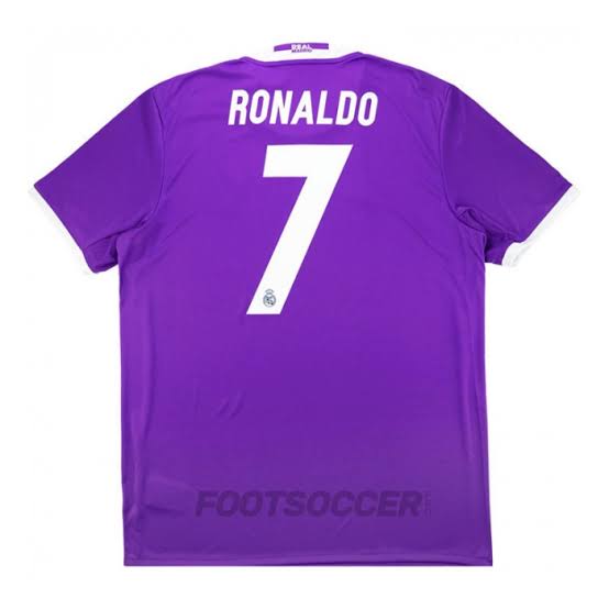 Real Madrid 2016/17 Ronaldo Away Retro Jersey