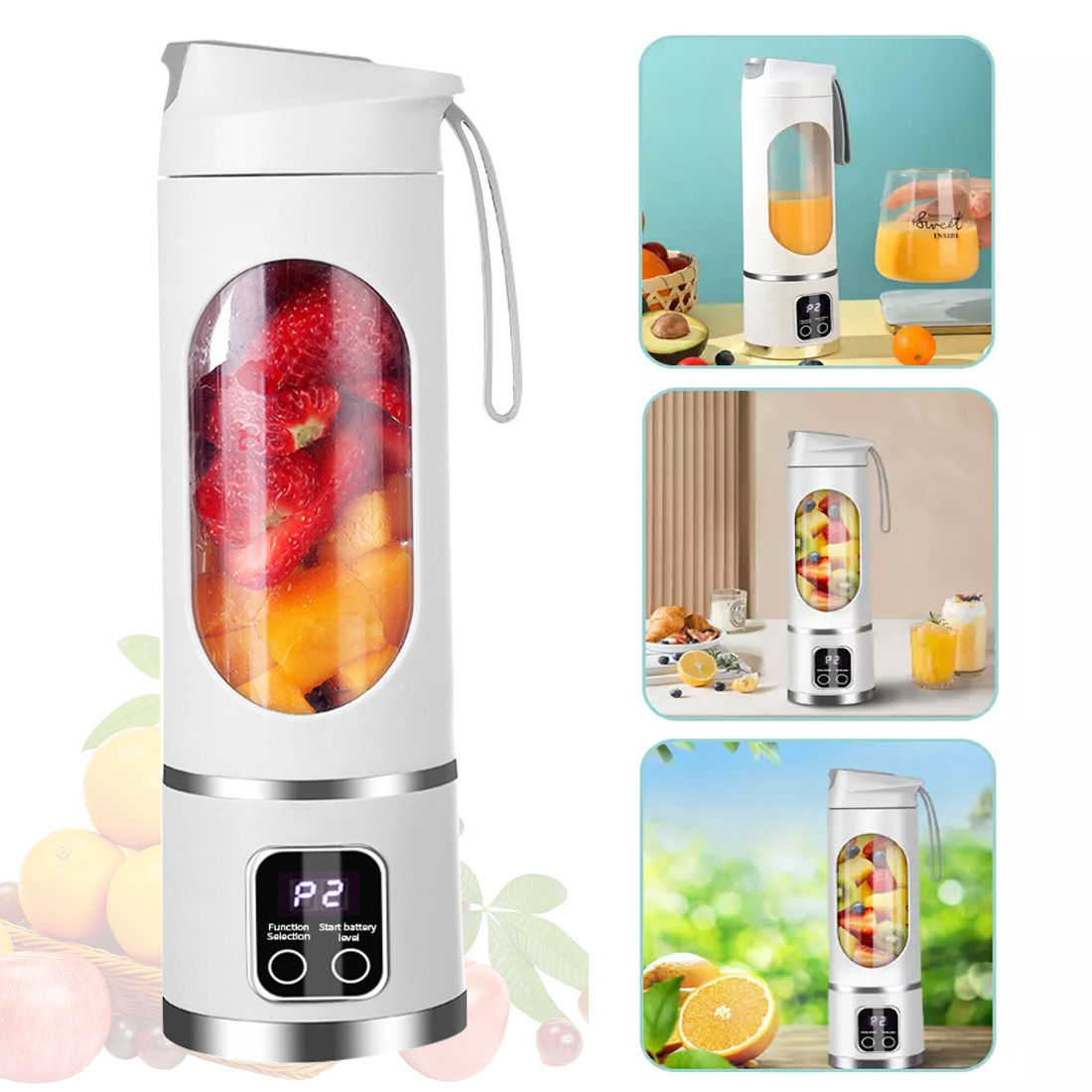 Portable USB Rechargeable Juicer Cup Electric