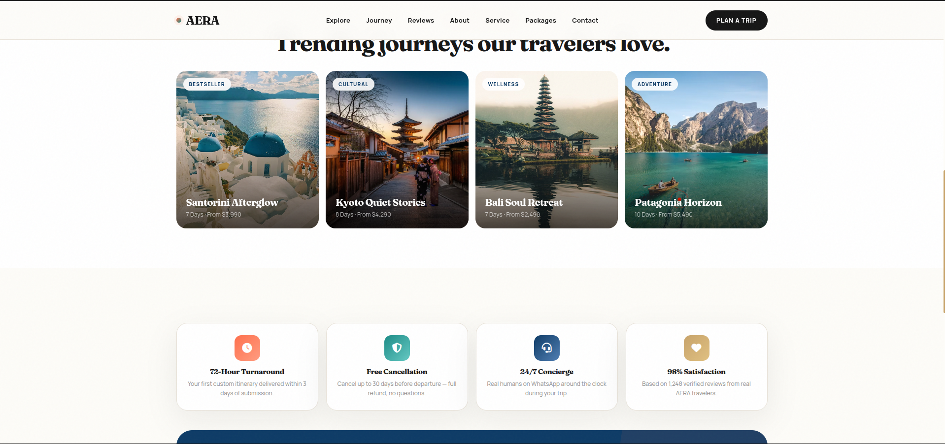 AERA Voyages — Premium Tourism