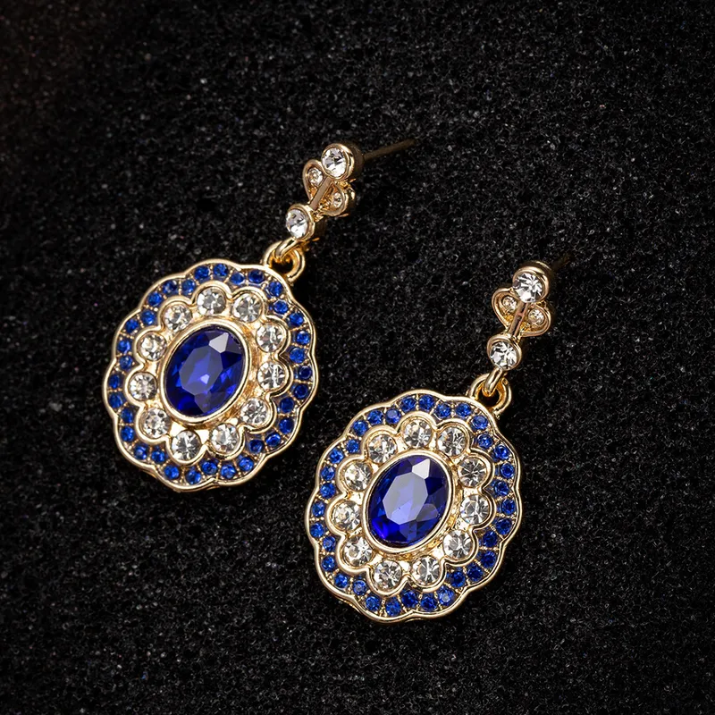 MEKIMI JEWELRY- Creative Sapphire  Rhinestone