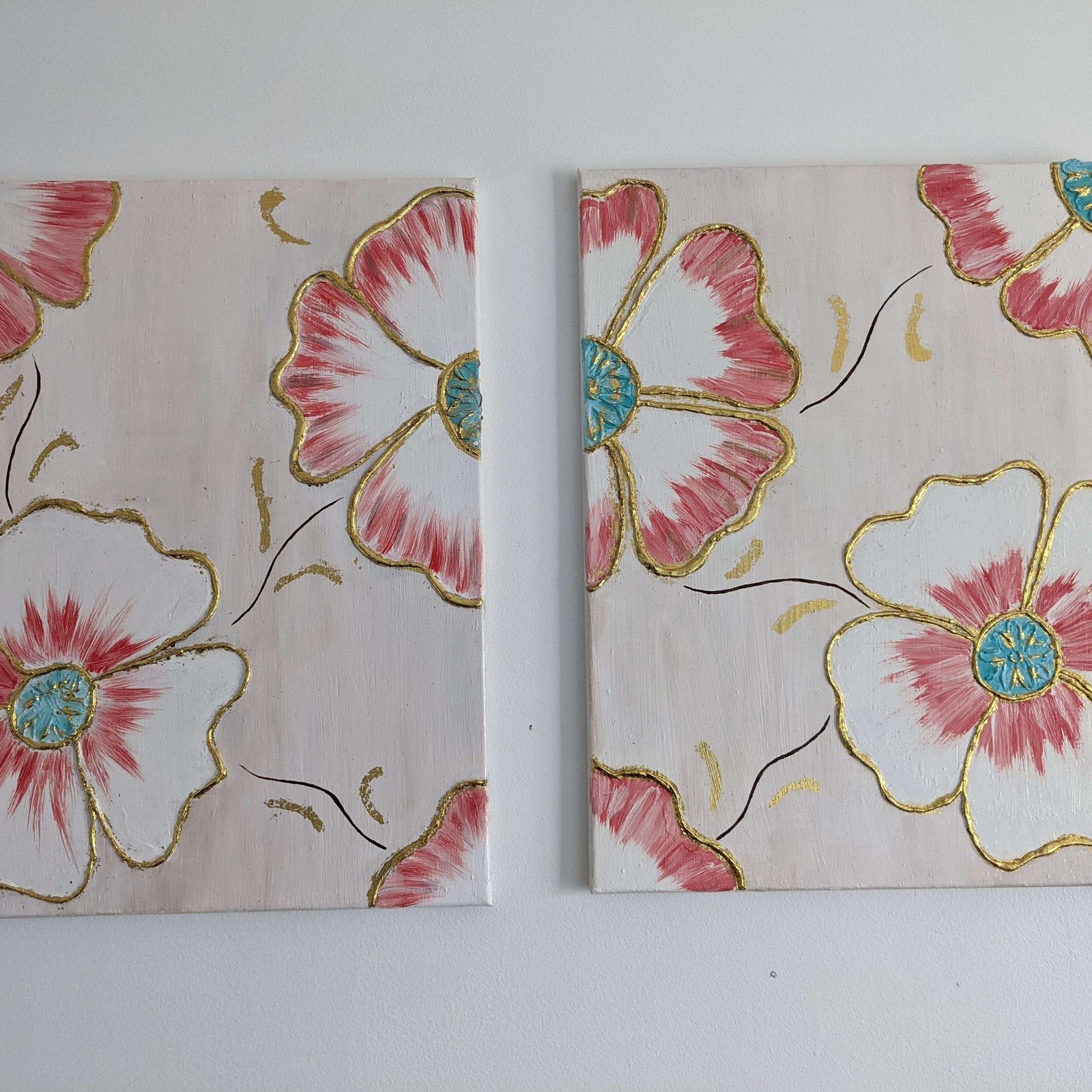 Textured Floral Art image