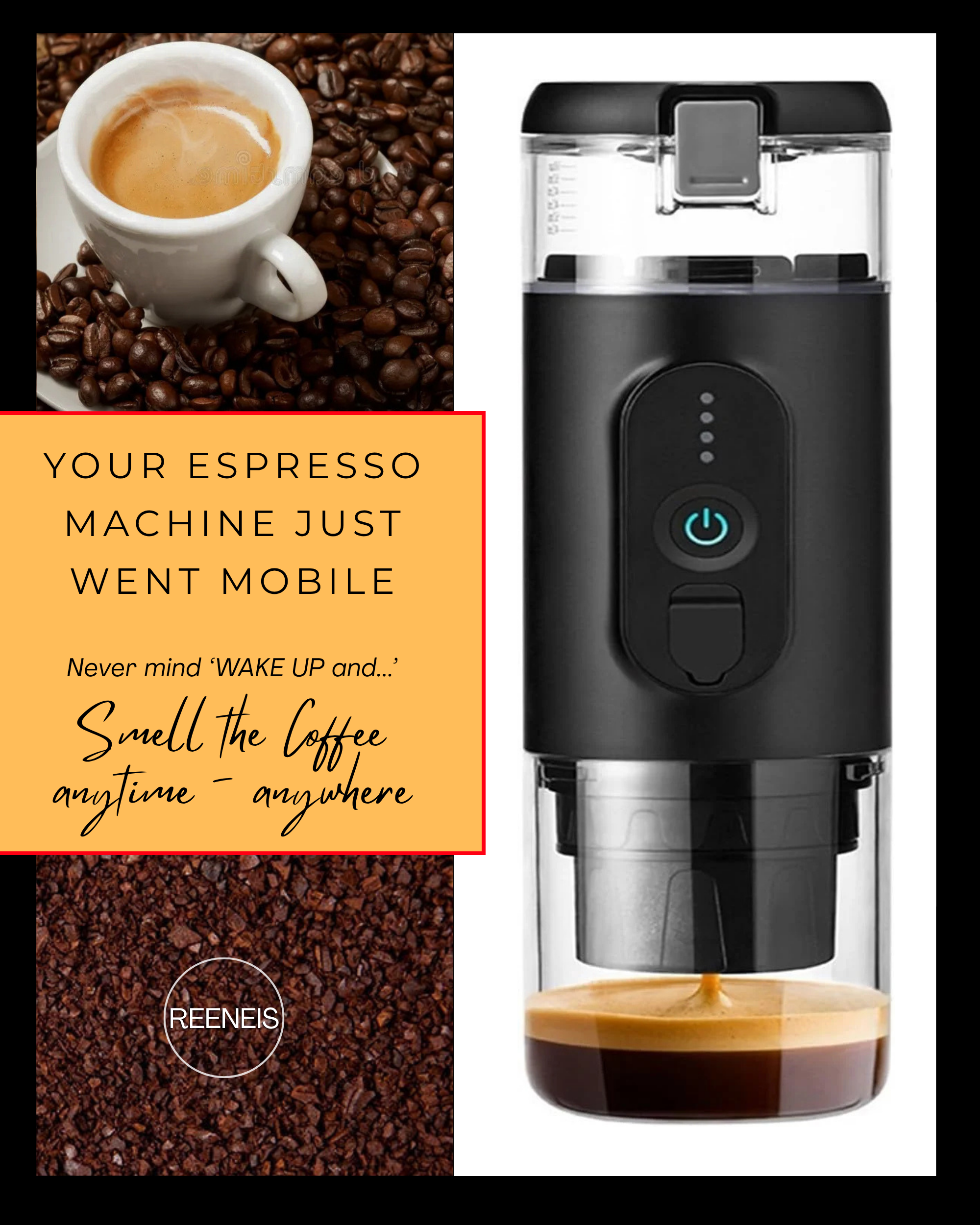 Portable Rechargeable Espresso Brewing Machine