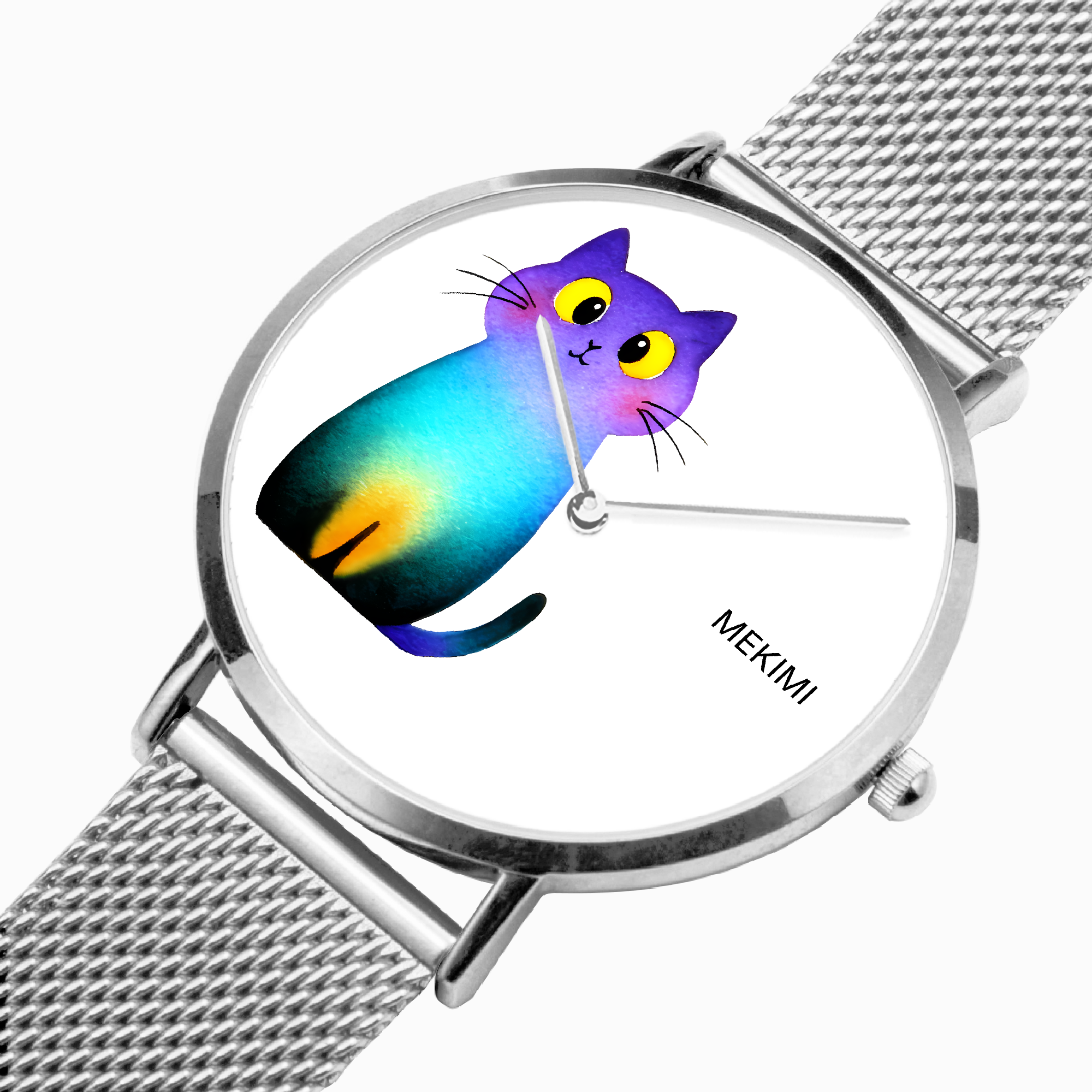 MEKIMI WATCH-Purple-Blue Gradient Cat Watch
