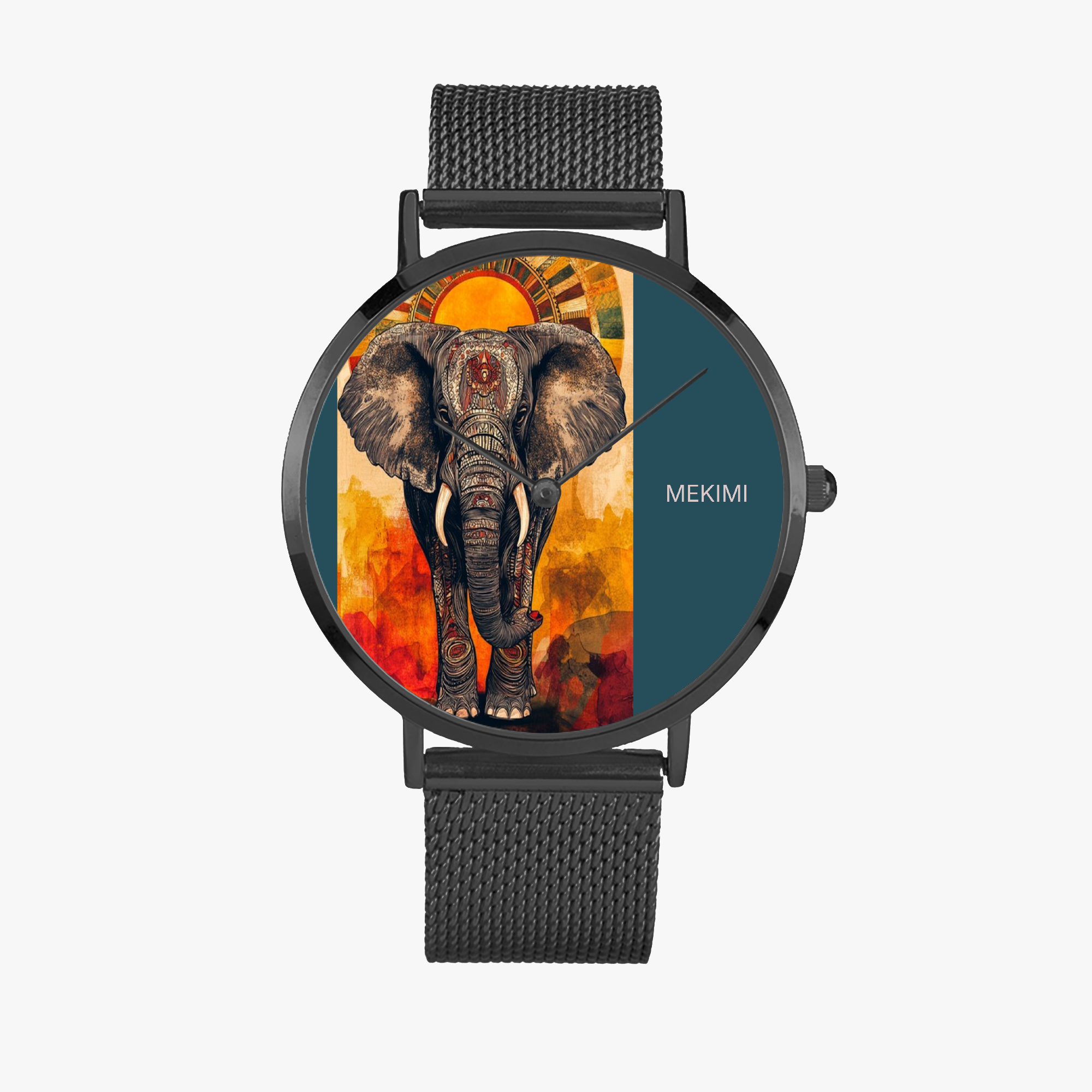 MEKIMI WATCH- Decorated Elephant Artwork Watch