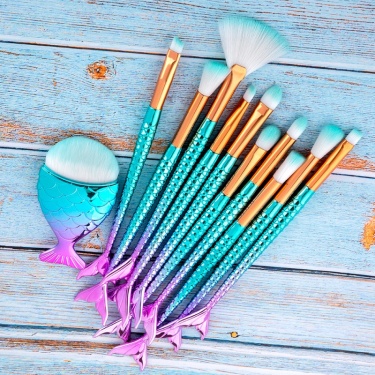 11pcs Makeup Brushes Kit Maquiagem Maquillaje New