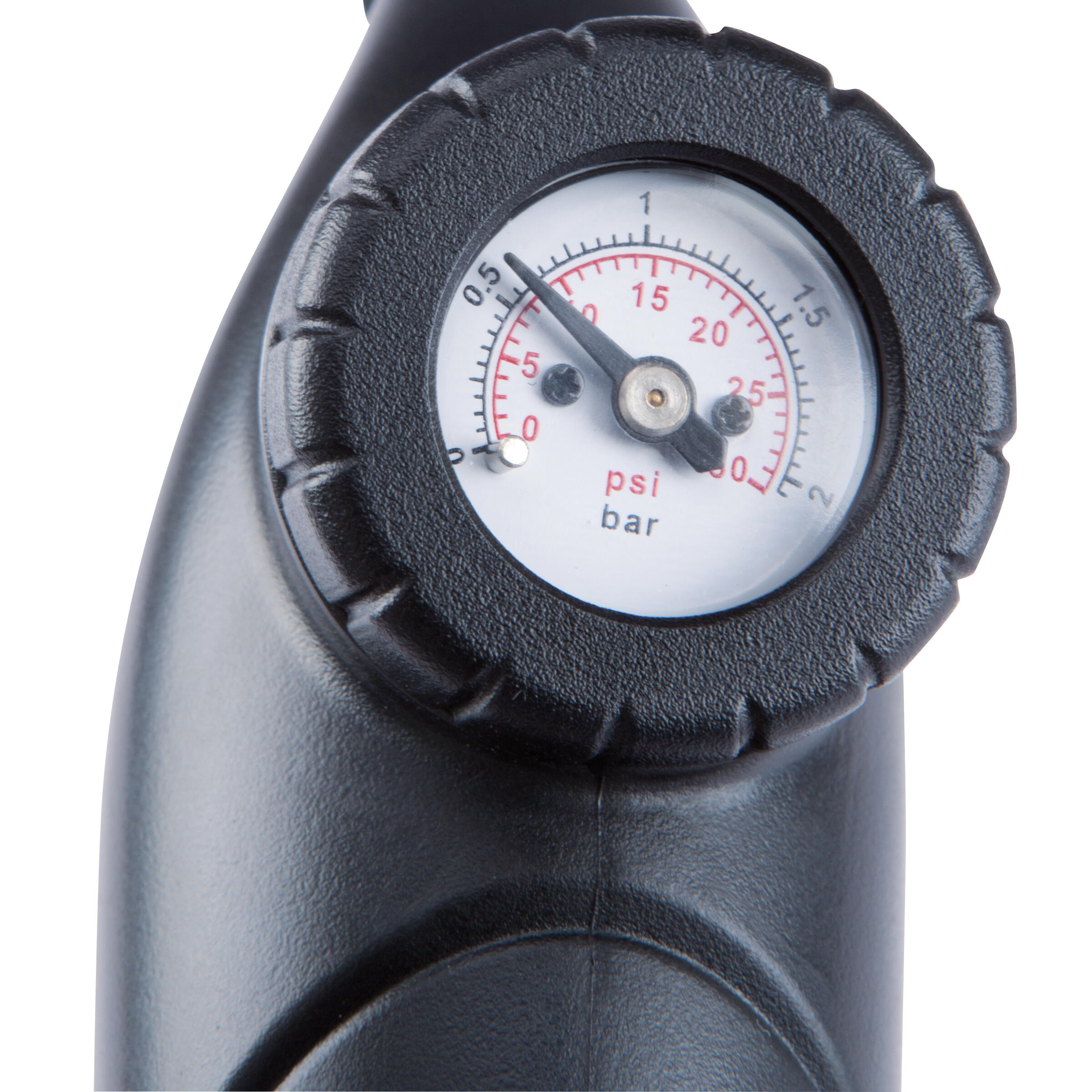 Dual-Action Soccer Pump with Pressure Gauge