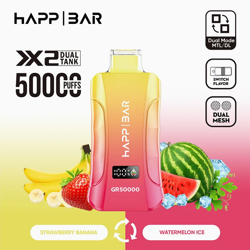 HAPP BAR Watermelon Ice & Strawberry Banana