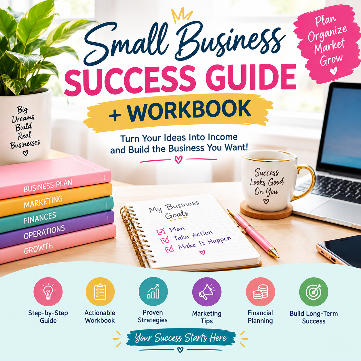 Small Business Success Guide + Workbook | Digital