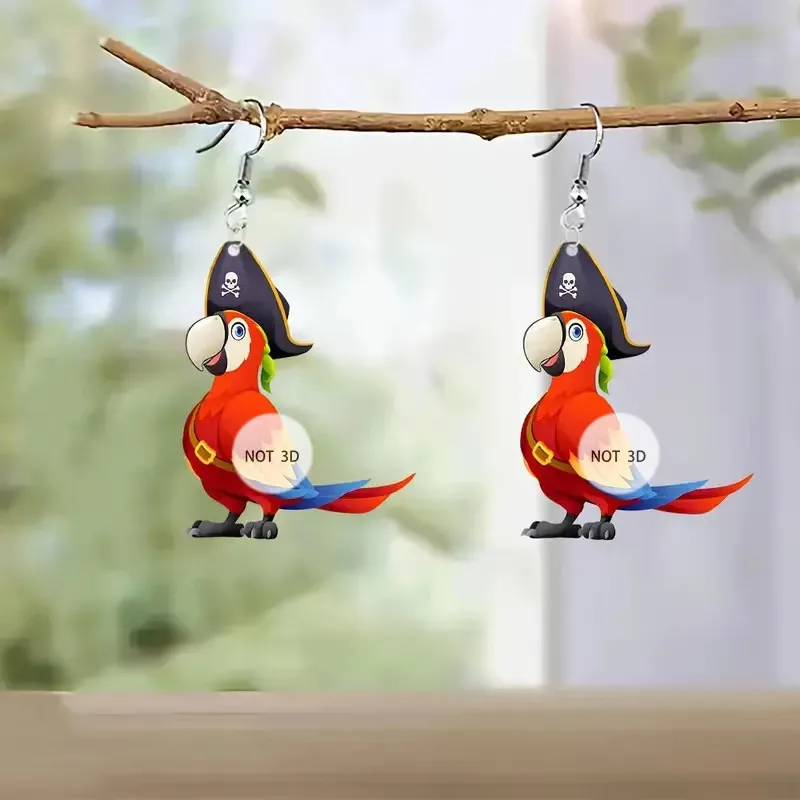 MEKIMI JEWELRY- Pirate Parrot