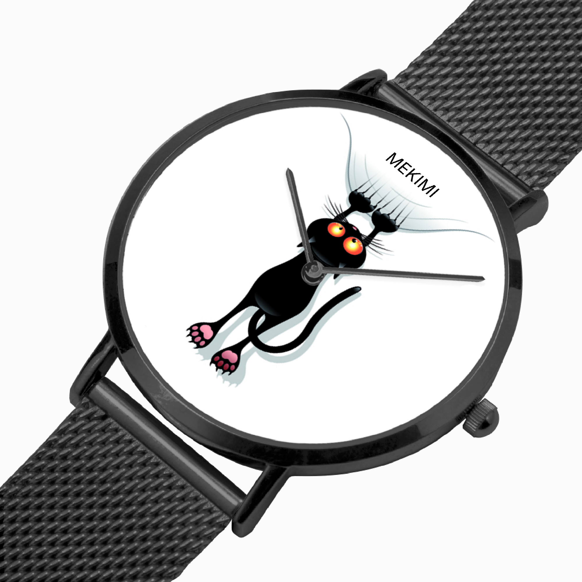 MEKIMI WATCH-Amusing Black Cat Watch