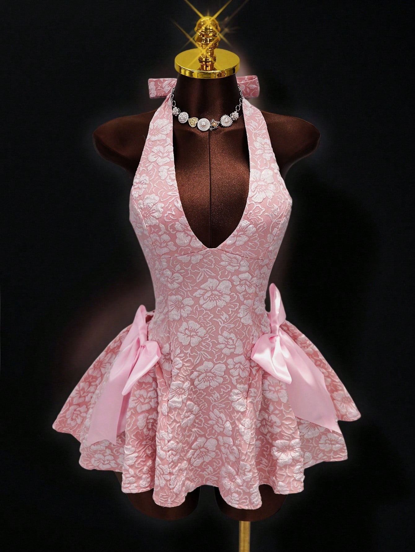 Kitty Pink Mini Dress