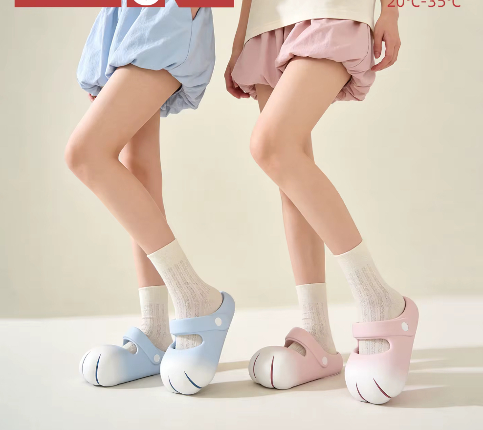 Paw shaped cute cloggs…