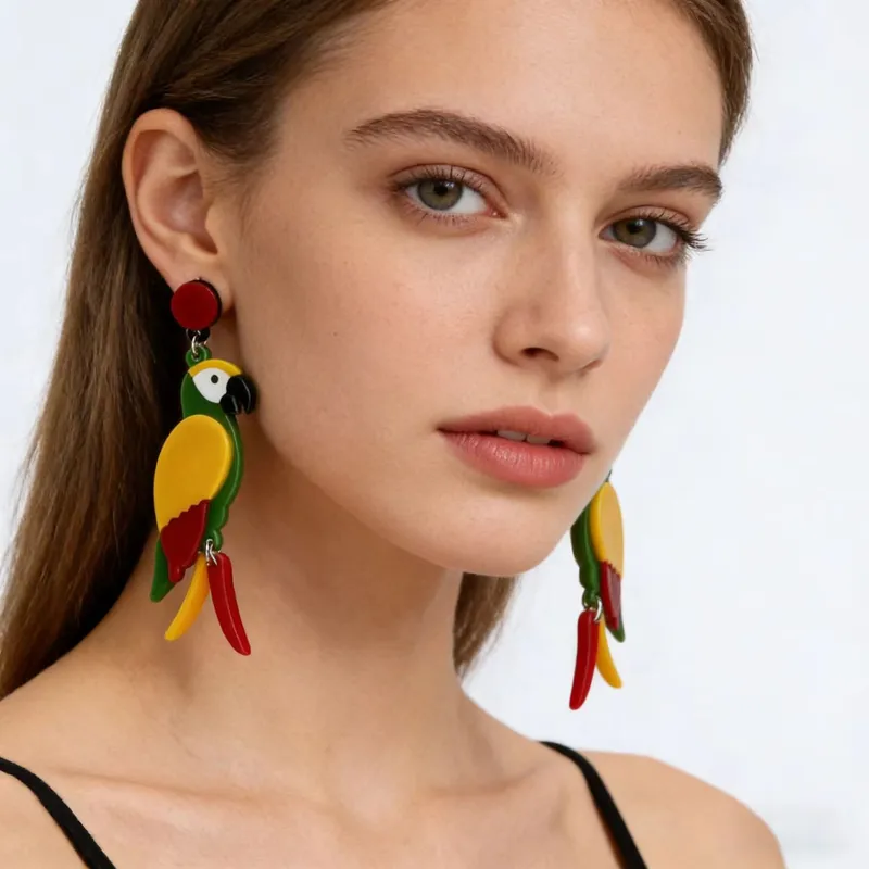 MEKIMI JEWELRY- cute parrot