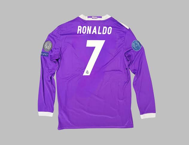 Real Madrid 2016/17 Ronaldo Away Retro Jersey