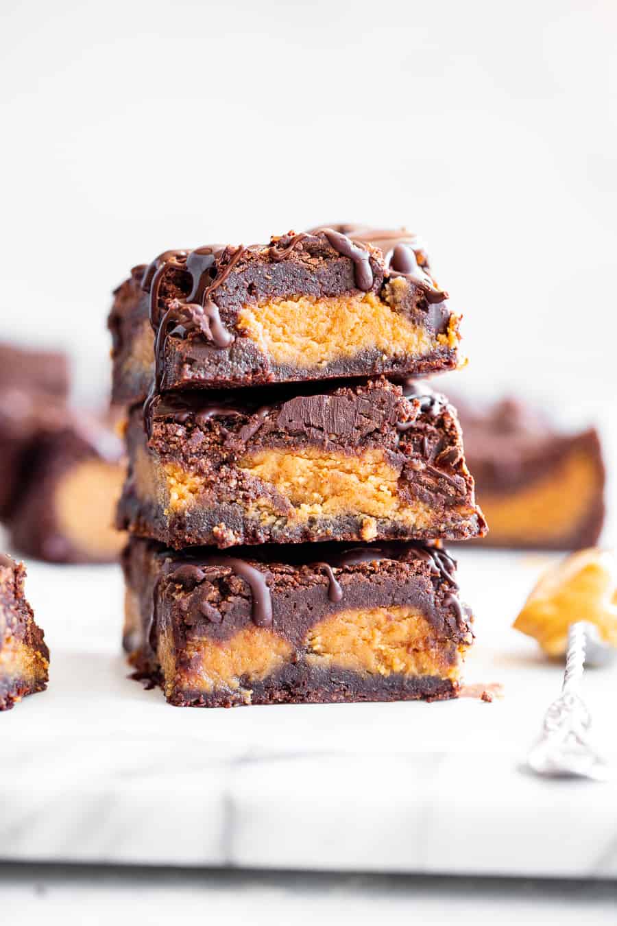 Peanut butter brownie