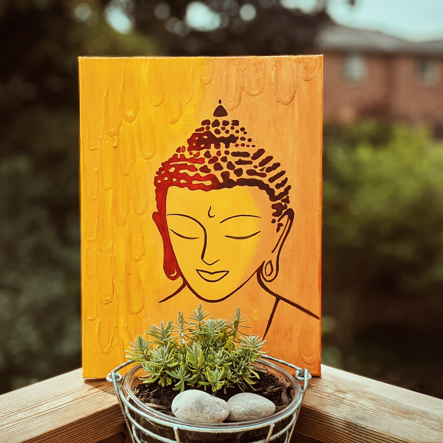 Peaceful Buddha Painting image