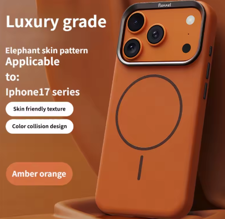 High-End Leather Texture Magnetic phone case