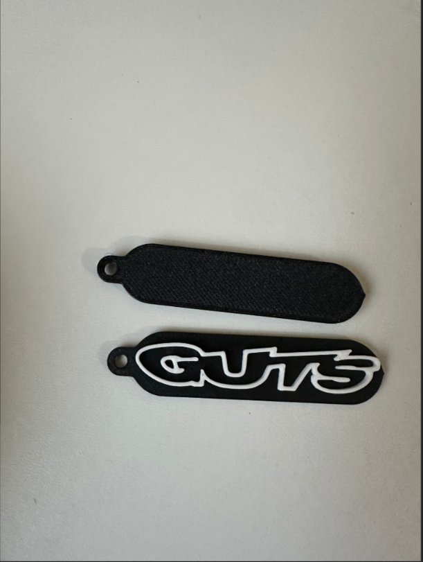 Guts racing keychain