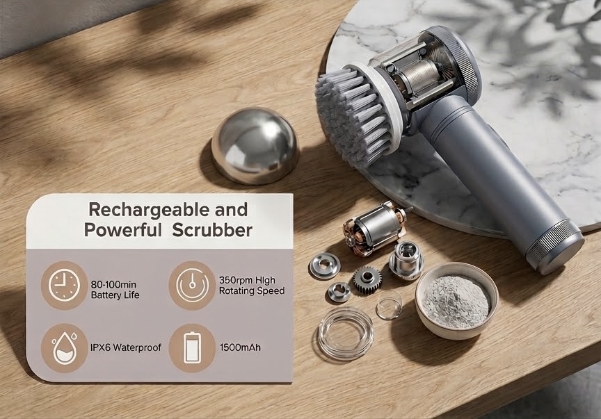 Electric cleaning brush