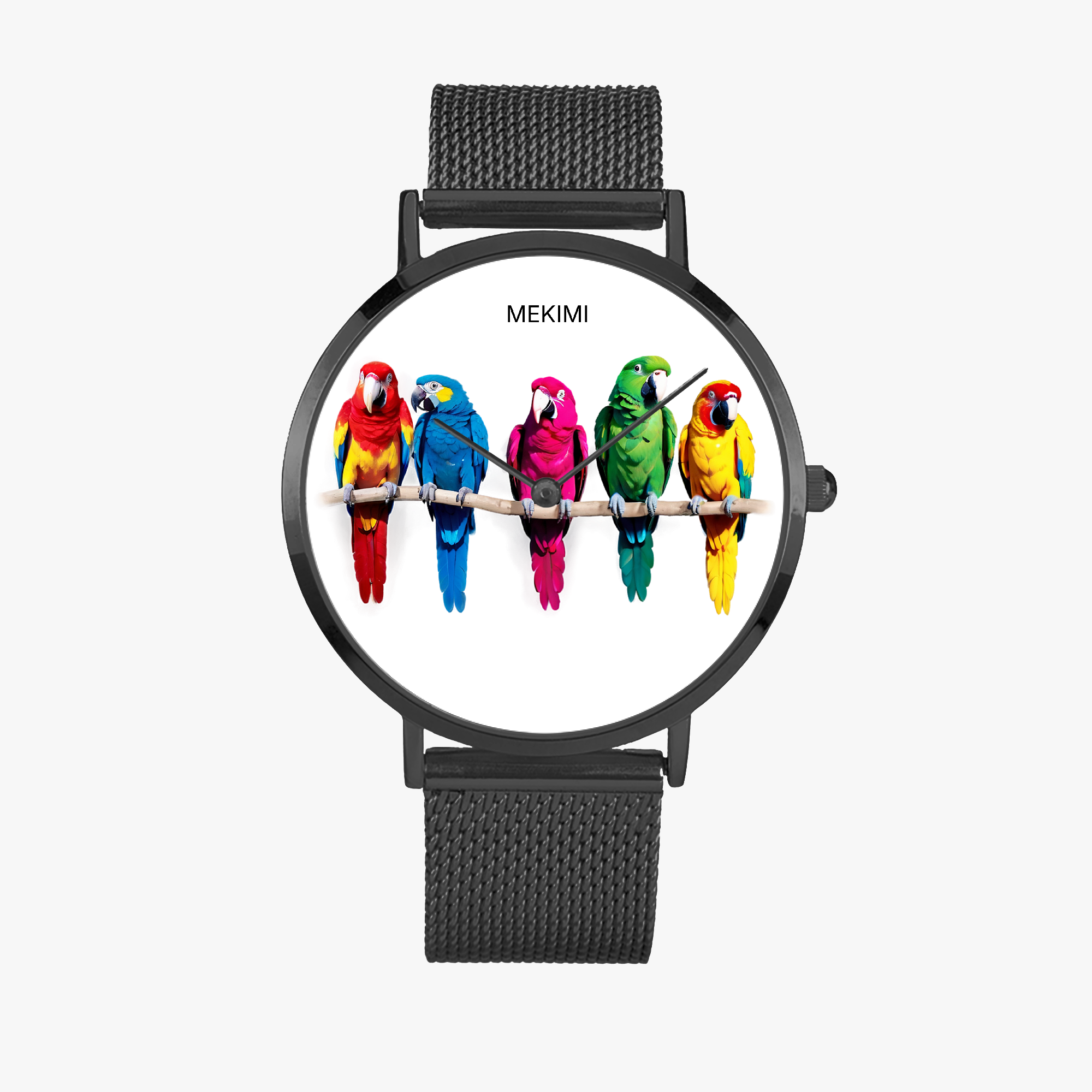 MEKIMI WATCH-Parrots on a Branch Watch