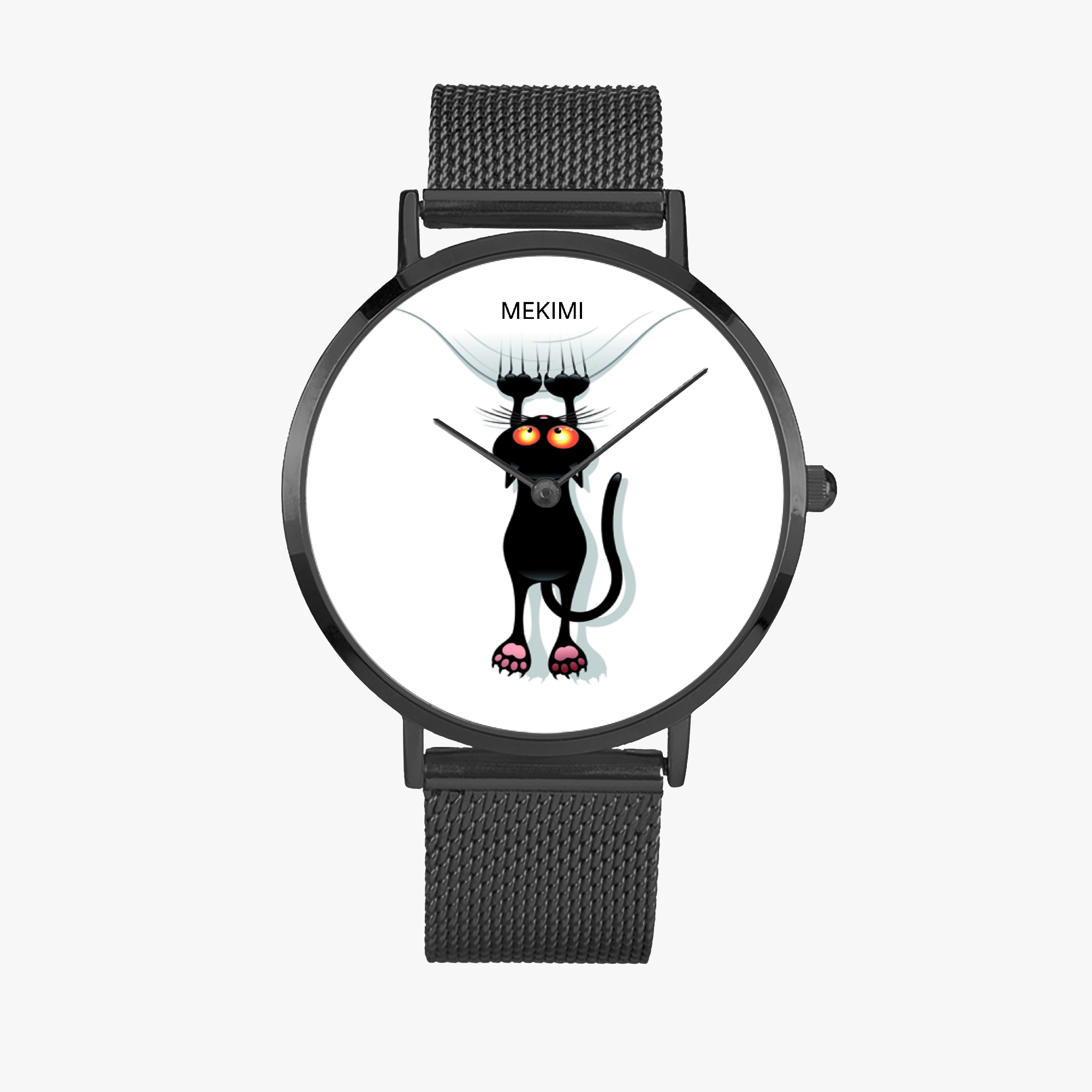 MEKIMI WATCH-Amusing Black Cat Watch