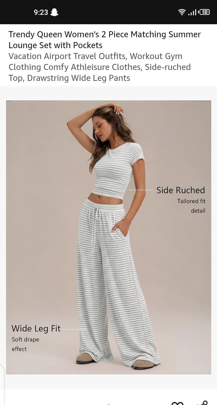 Ribbed Wide-Leg Lounge Set Ruched Crop Top