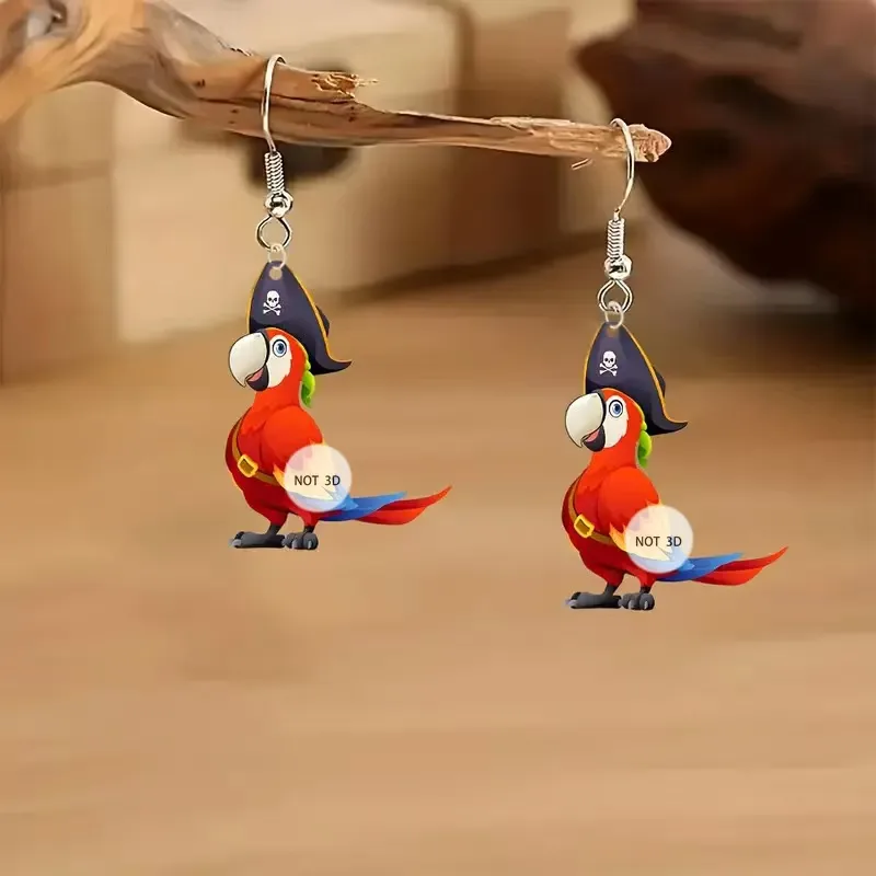 MEKIMI JEWELRY- Pirate Parrot