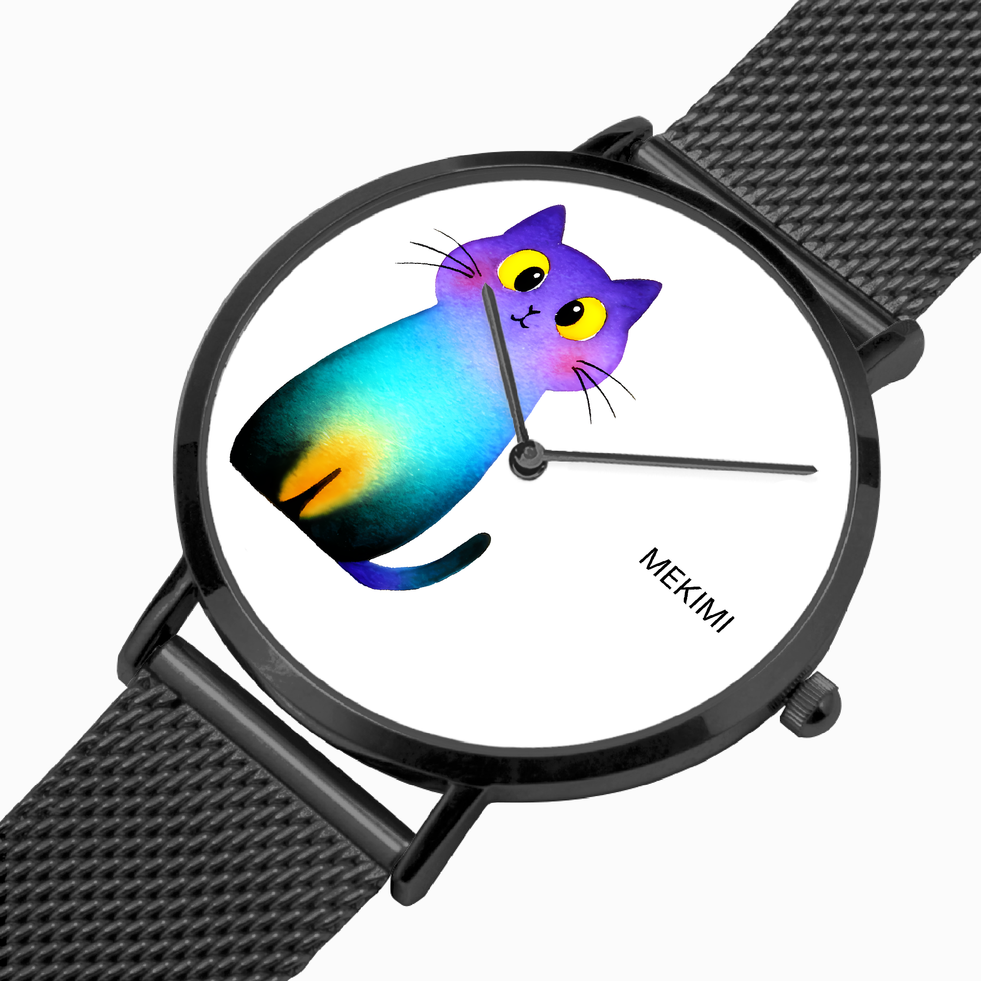 MEKIMI WATCH-Purple-Blue Gradient Cat Watch