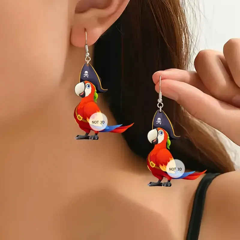 MEKIMI JEWELRY- Pirate Parrot