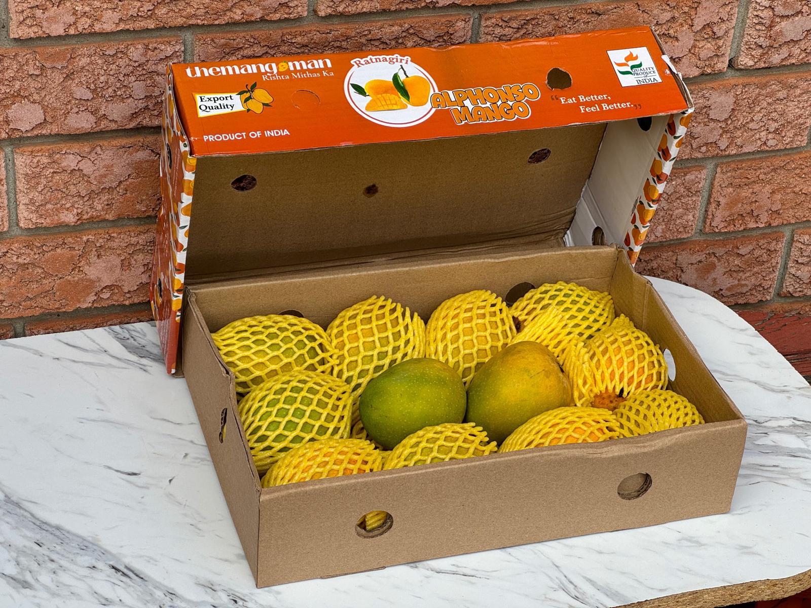 Alphonso Mangoes Box of 11/12: Pick Up Apr 19