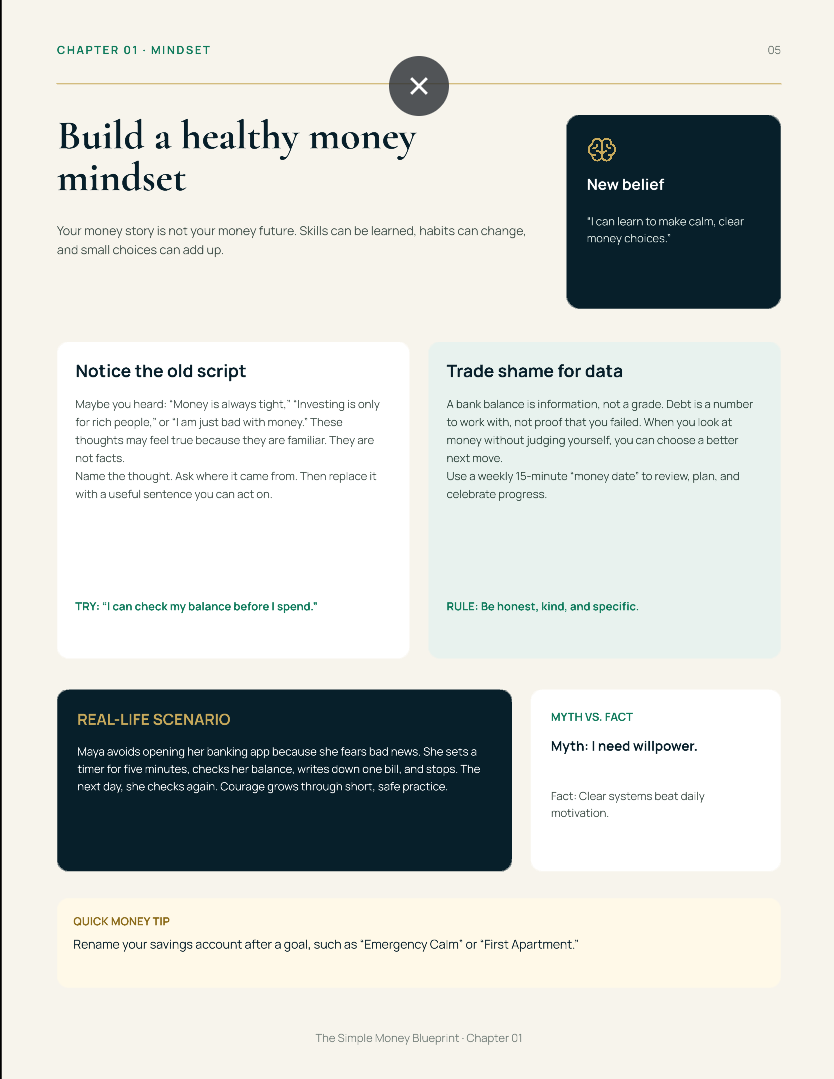 the simple blueprint for financial freedom