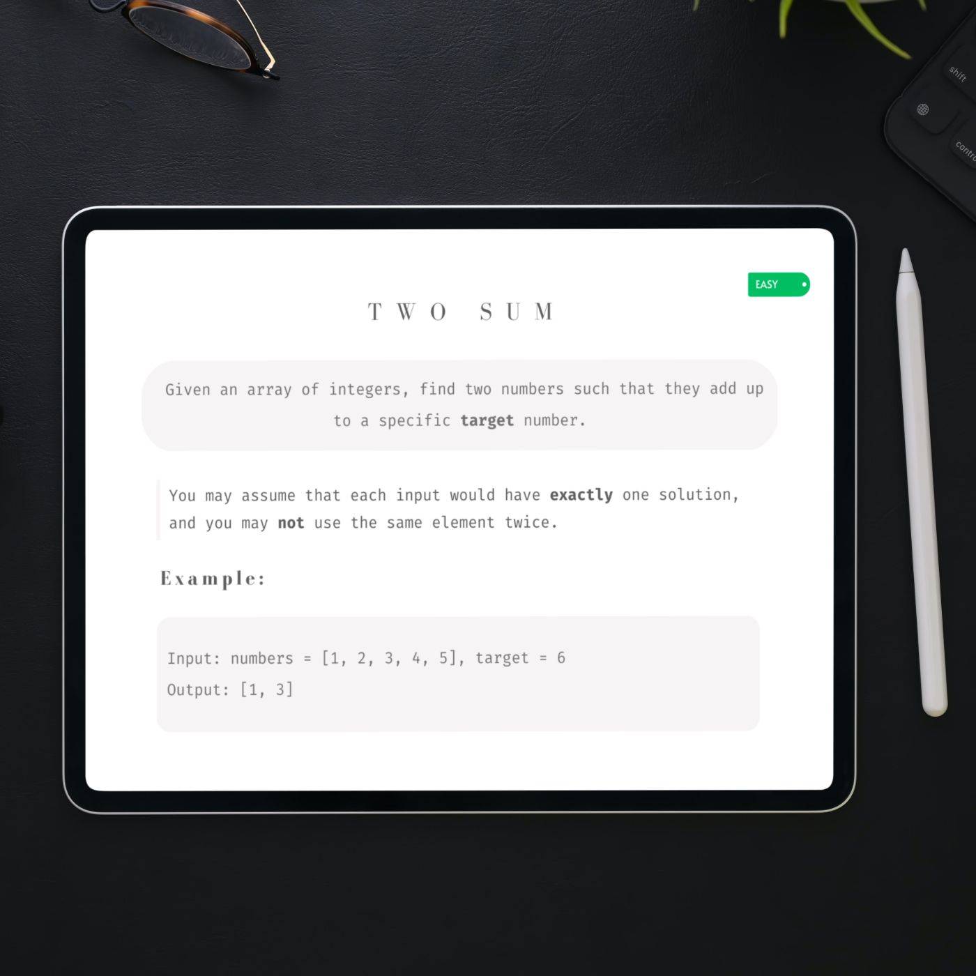 20 Coding Interview Problems Practice on Paper/PDF