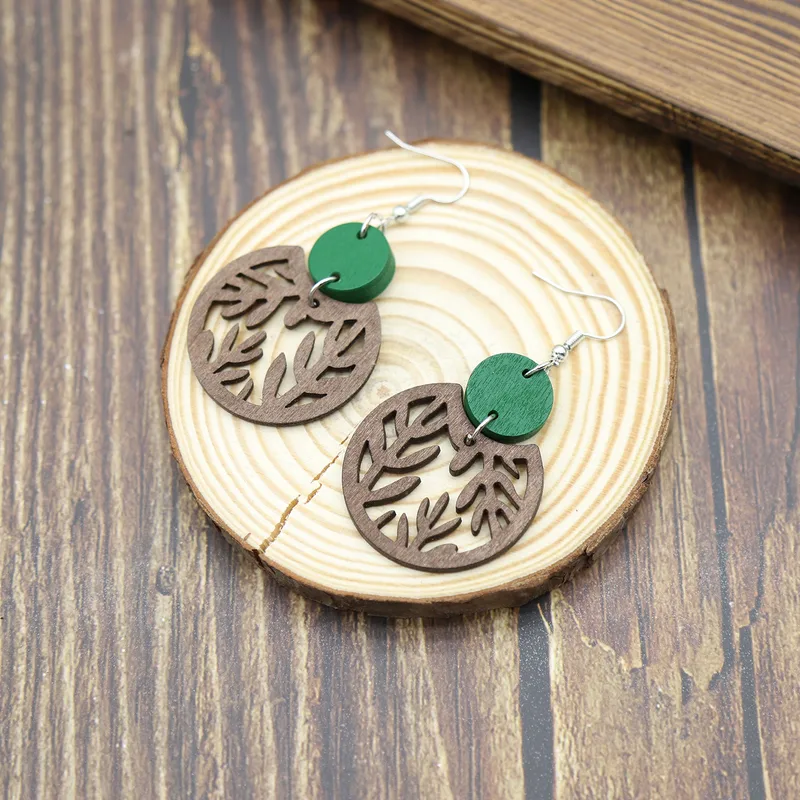 MEKIMI JEWELRY-Vintage Style Wood