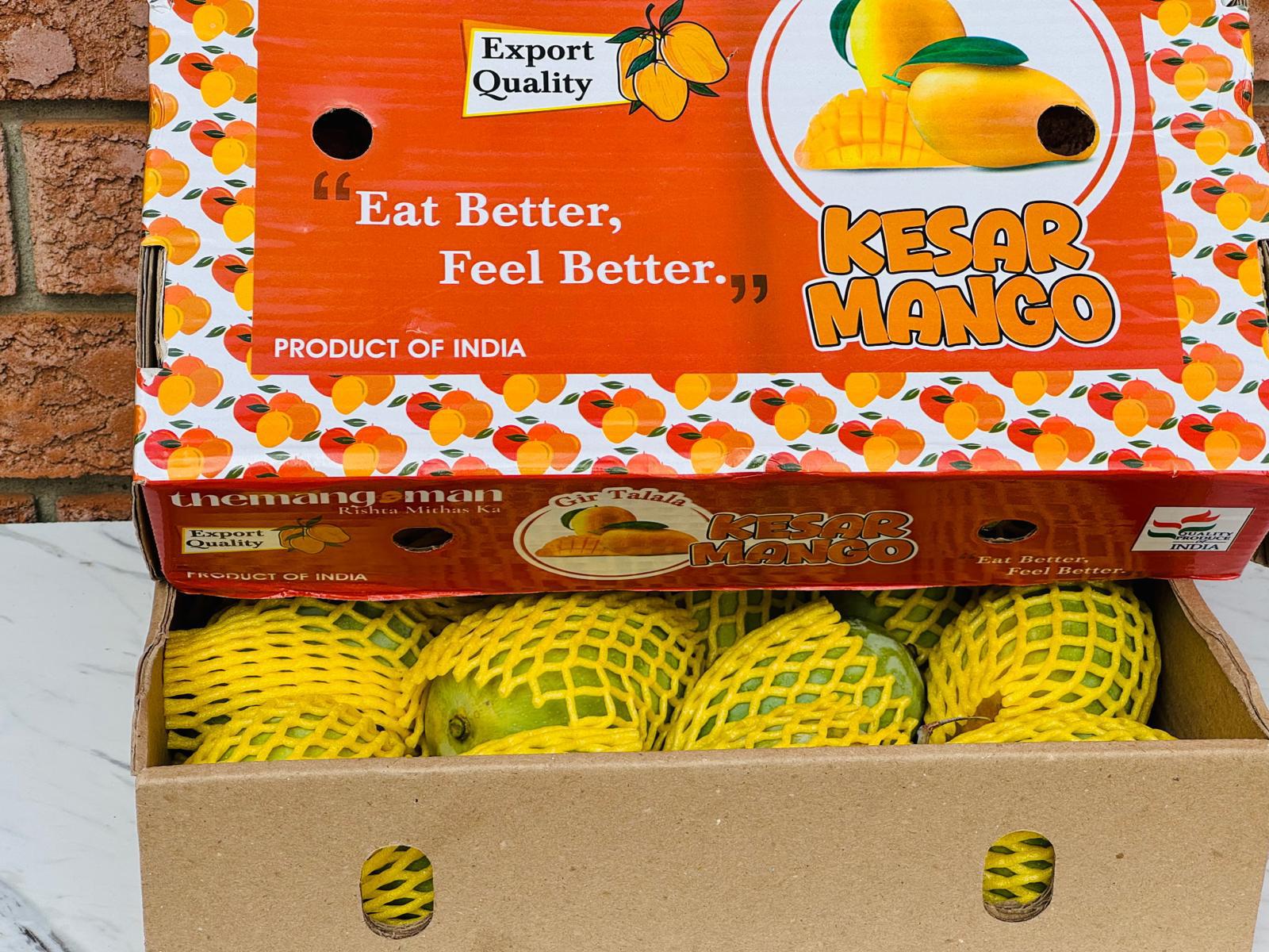 Kesar Mangoes Box of 11/12: Pick Up Apr 19
