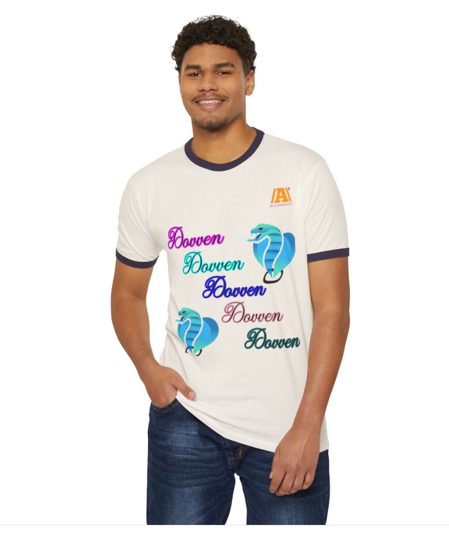Alcaminate Devvon Blue Cobra Illustration  Tee