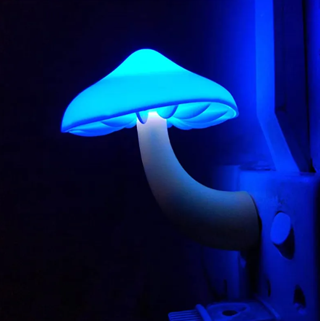LED Night Light Mushroom Wall