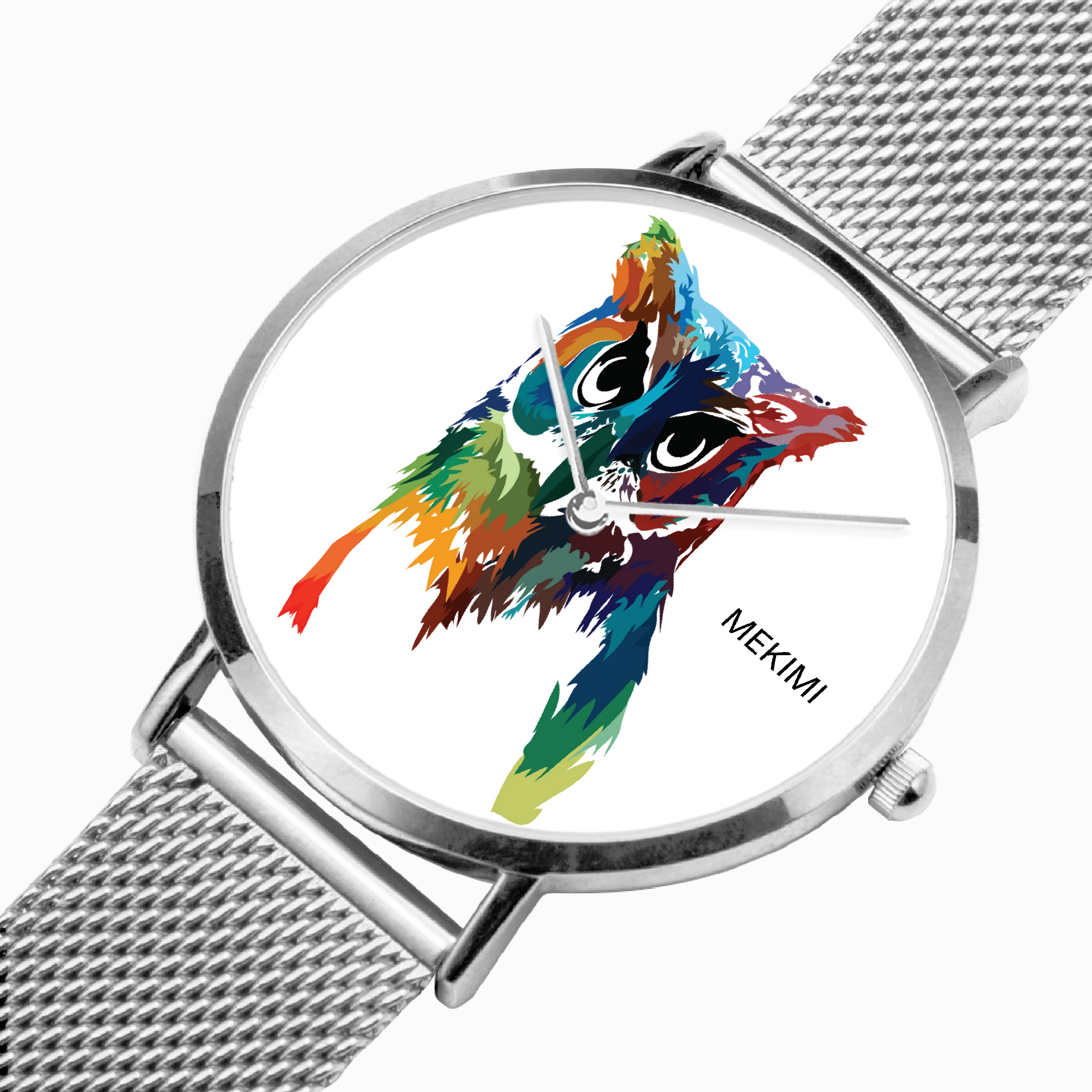 MEKIMI WATCH- Colorful Owl Artwork Watch