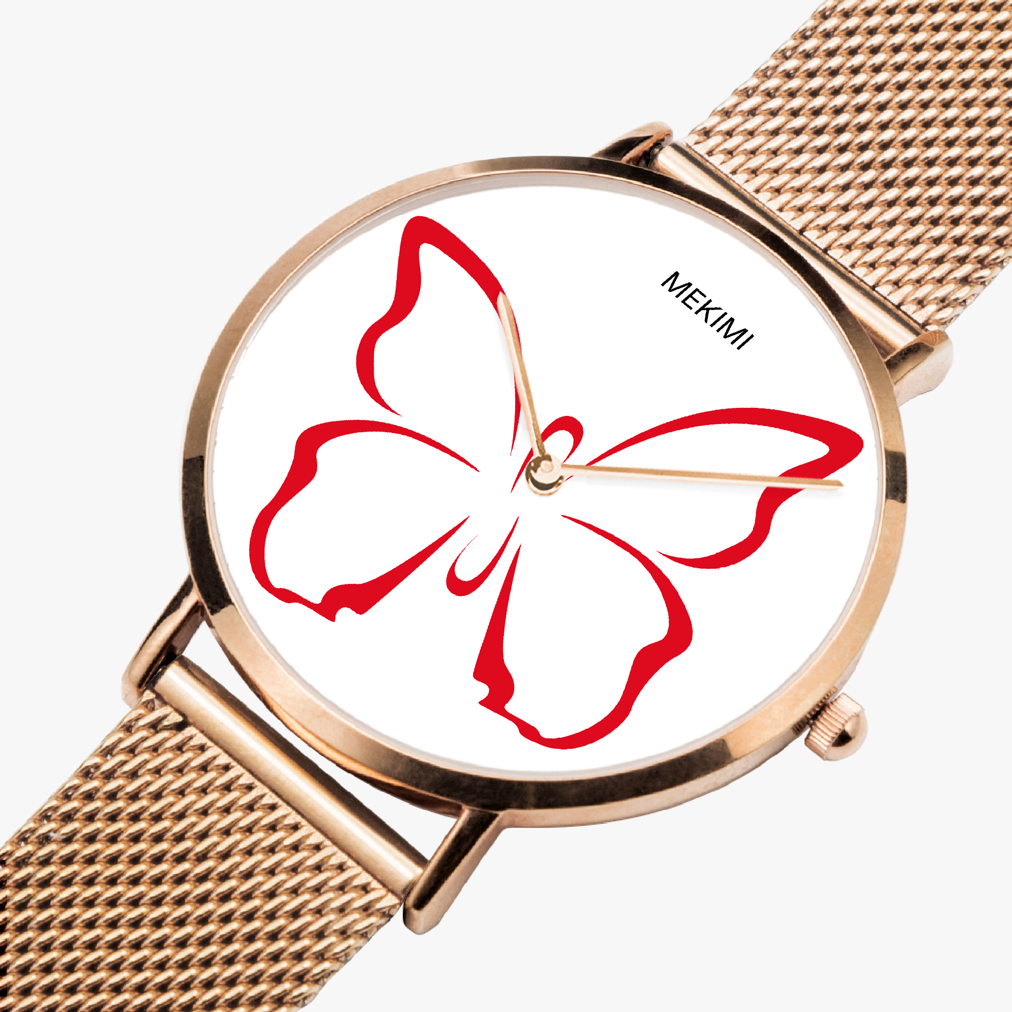 MEKIMI WATCH-Red Butterfly Watch