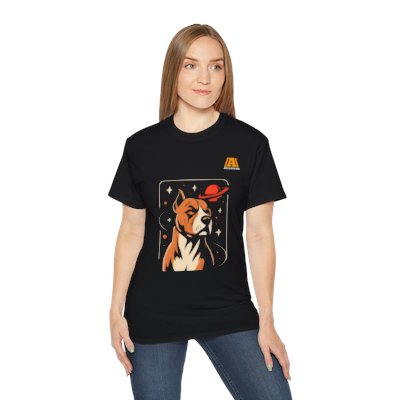 Astronaut Dog Tee | Space Pup Graphic T-Shirt, Pla