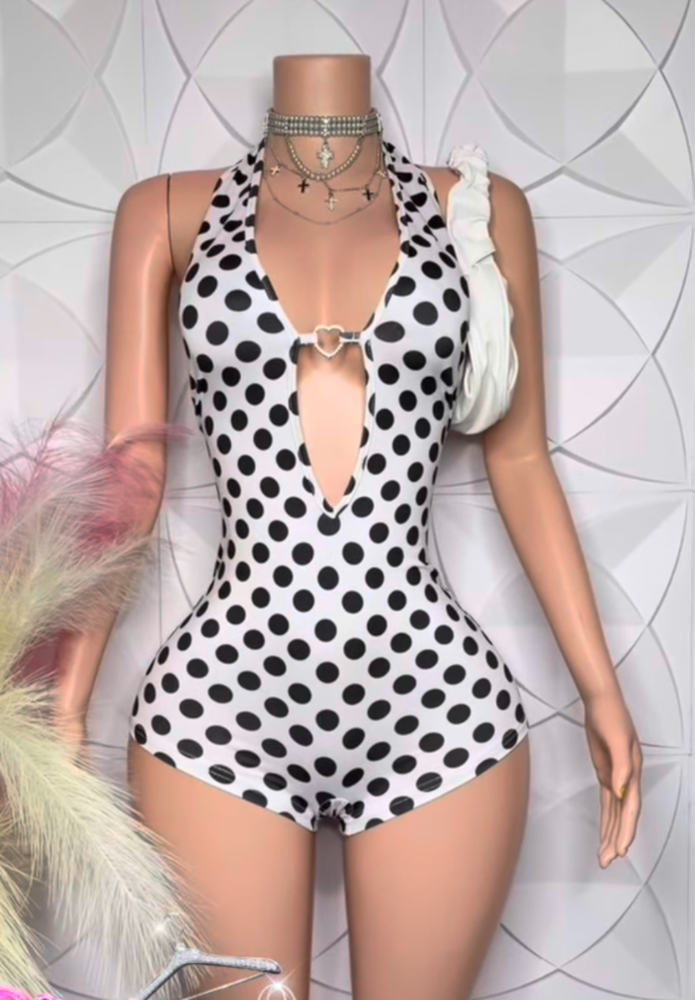 🤍 Dot Me Baby Romper