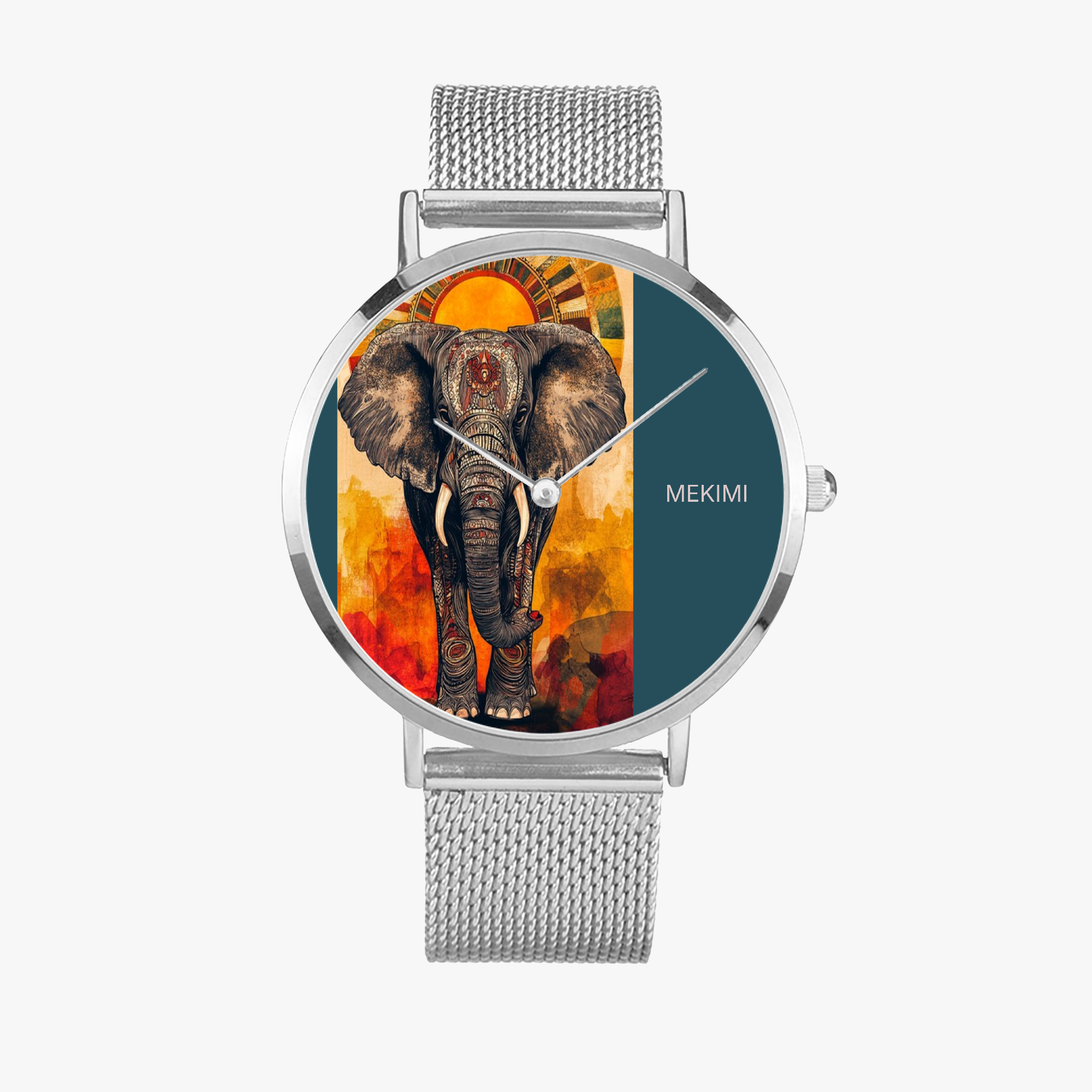 MEKIMI WATCH- Decorated Elephant Artwork Watch