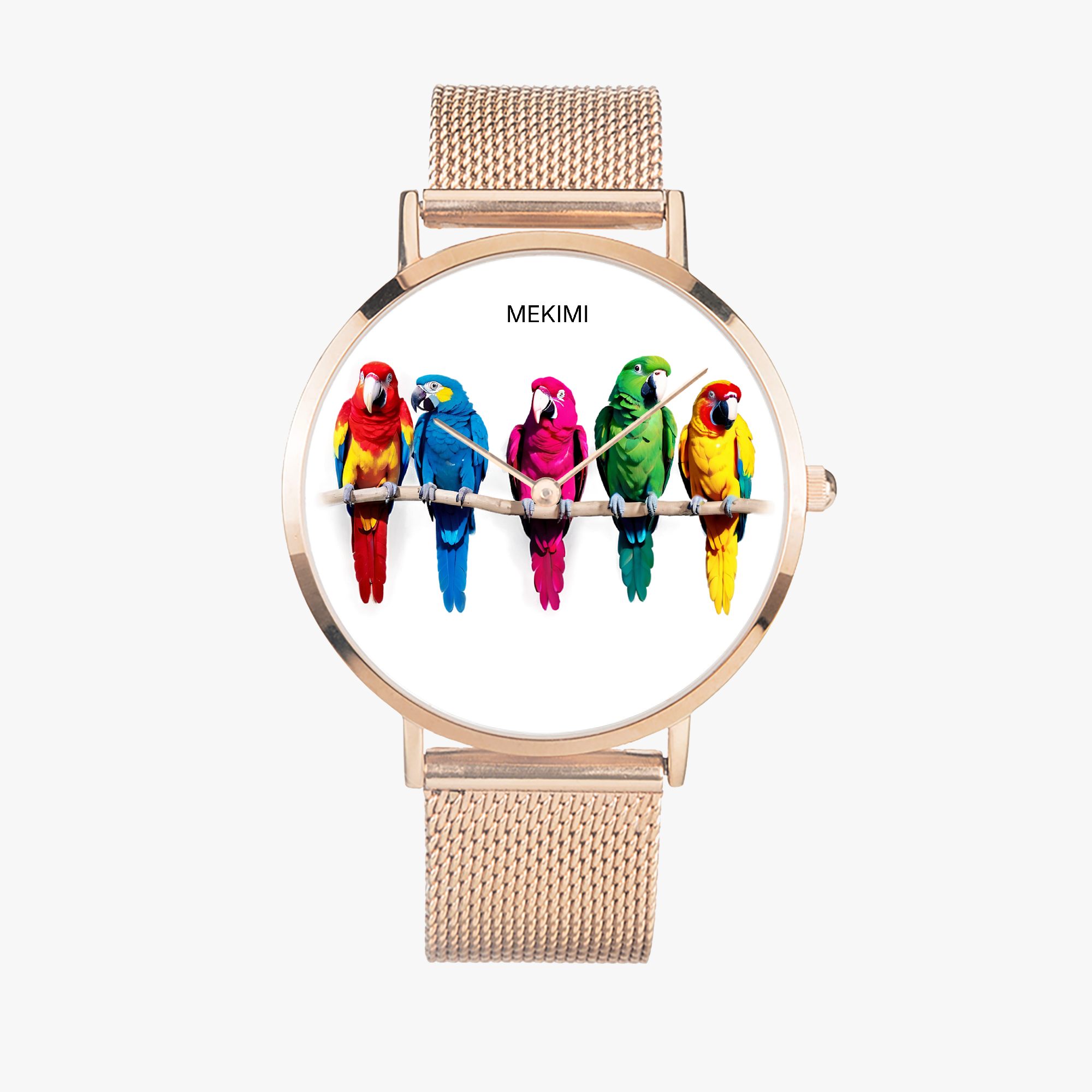 MEKIMI WATCH-Parrots on a Branch Watch