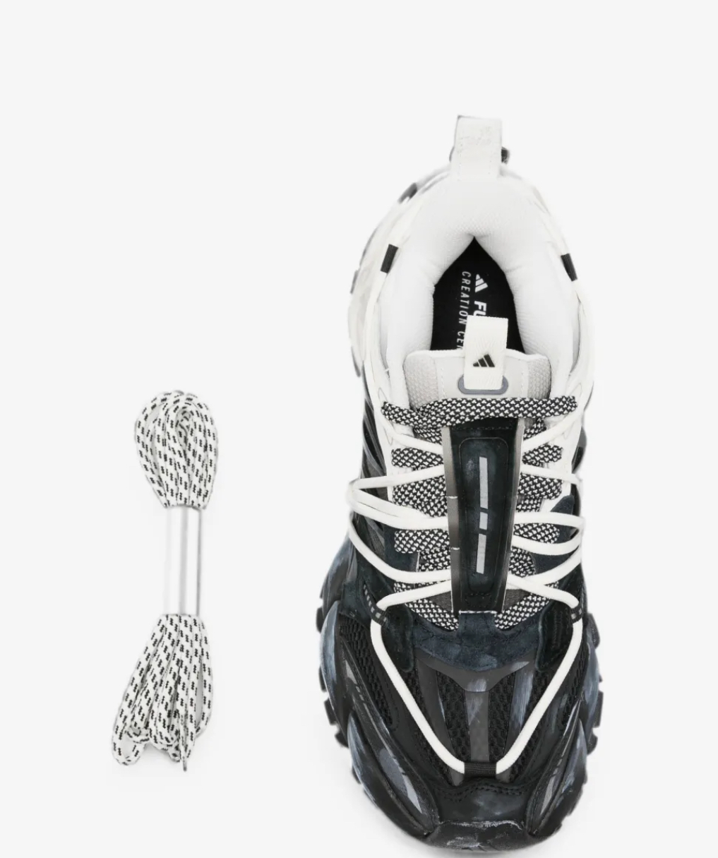 adidas panelled lace-up sneakers