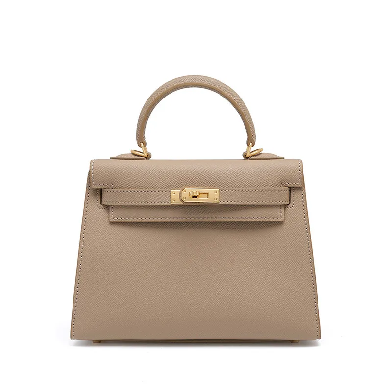 MAKOM BAGS - Fashionable Mini Leather Kelly Bag