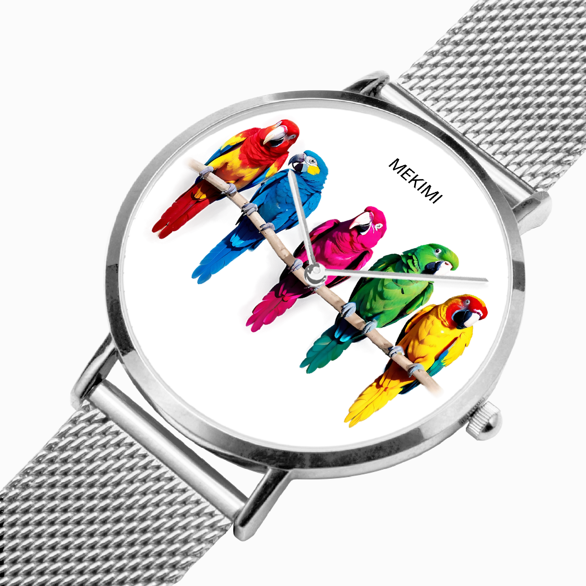 MEKIMI WATCH-Parrots on a Branch Watch