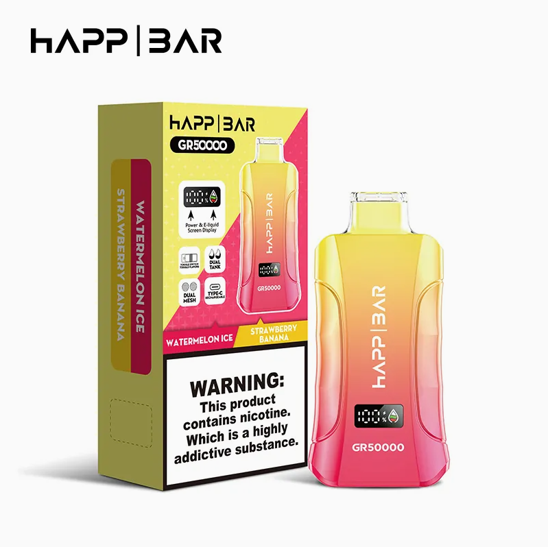 HAPP BAR Watermelon Ice & Strawberry Banana