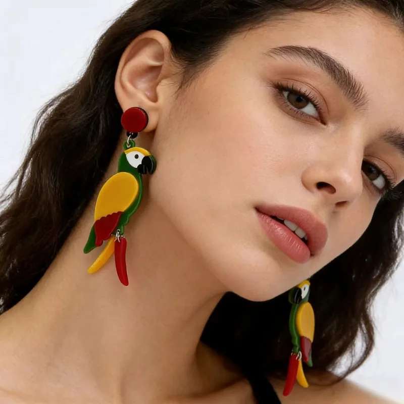 MEKIMI JEWELRY- cute parrot