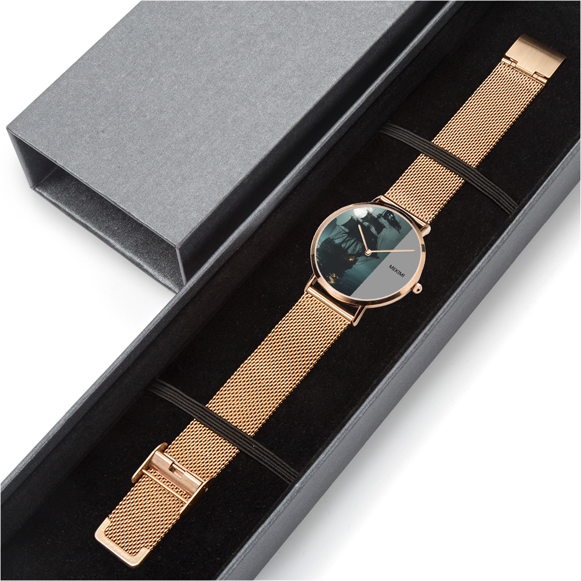 MEKIMI WATCH- Mysterious Pirate Ship Watch