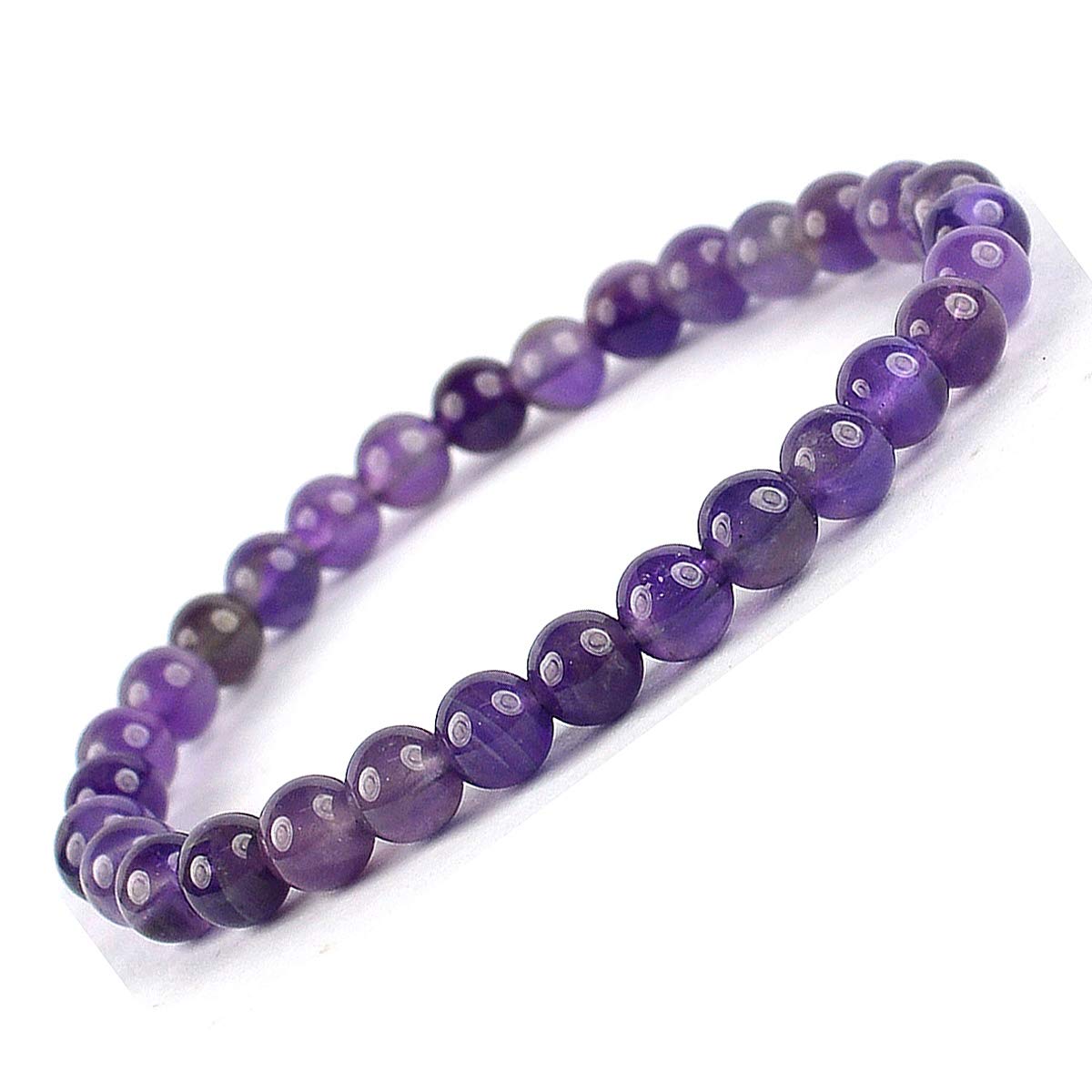 Amethyst bracelets 8 mm Beads For Unisex